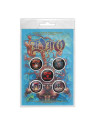 Lot de 5 badges Dio : strange highways