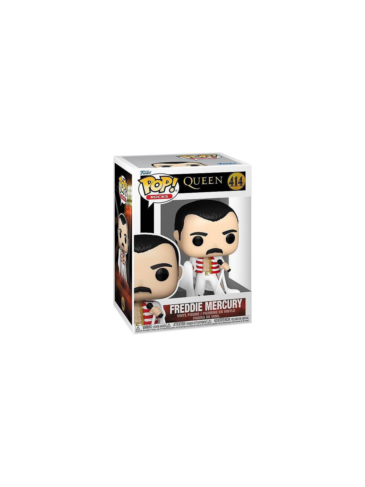 Figurine pop! Queen : Freddie Mercury with cape (N° 414)