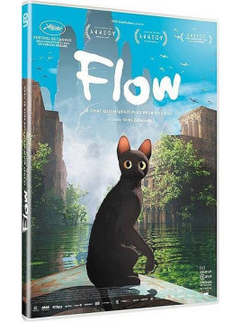 Gints Zilbalodis film Flow - le chat qui n'avait plus peur de l'eau en dvd à ciel rouge dijon