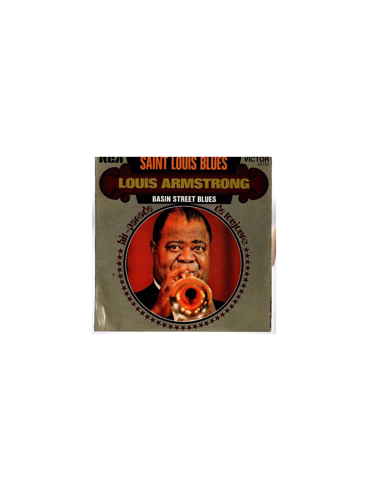 Louis Armstrong : Saint Louis blues / Basin street blues (7’’ vinyl)