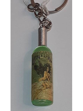 Porte-clés Bouteille verte