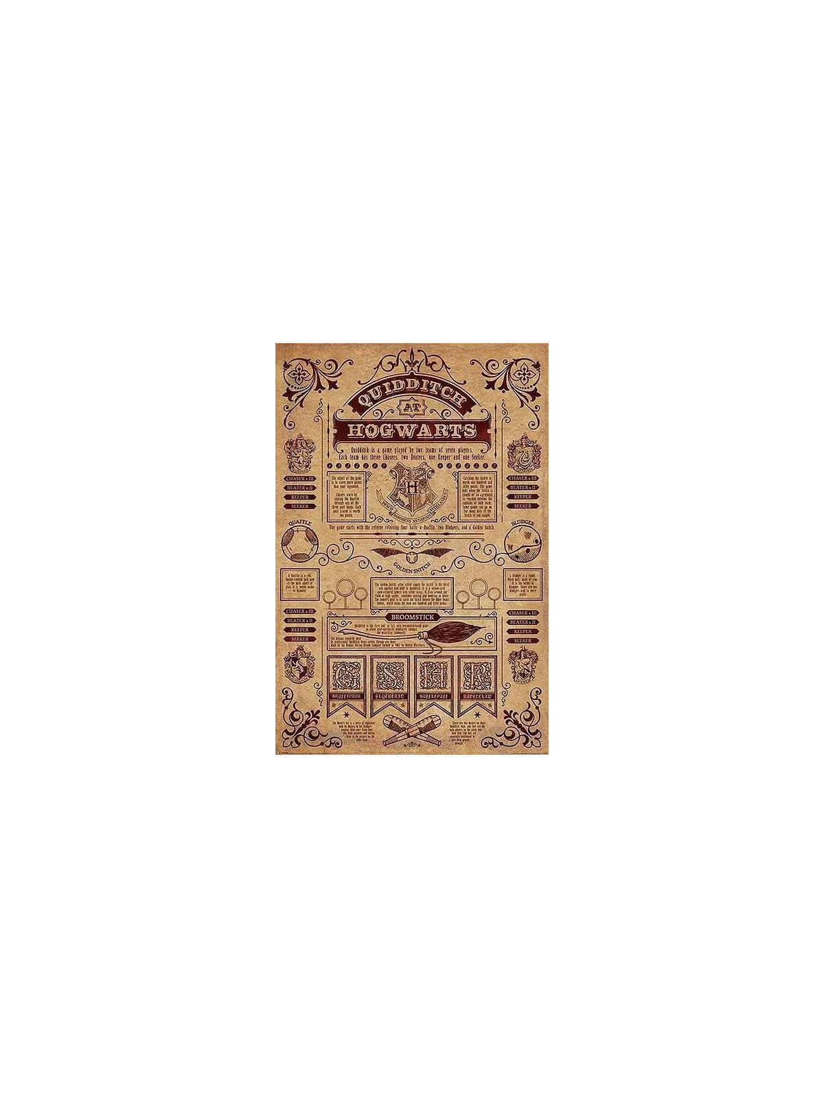 Affiche Harry Potter : Quidditch at Hogwarts