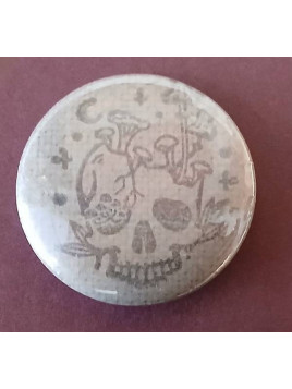 Badge Crâne forestier
