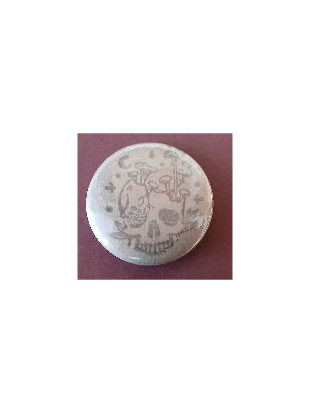Badge Crâne forestier