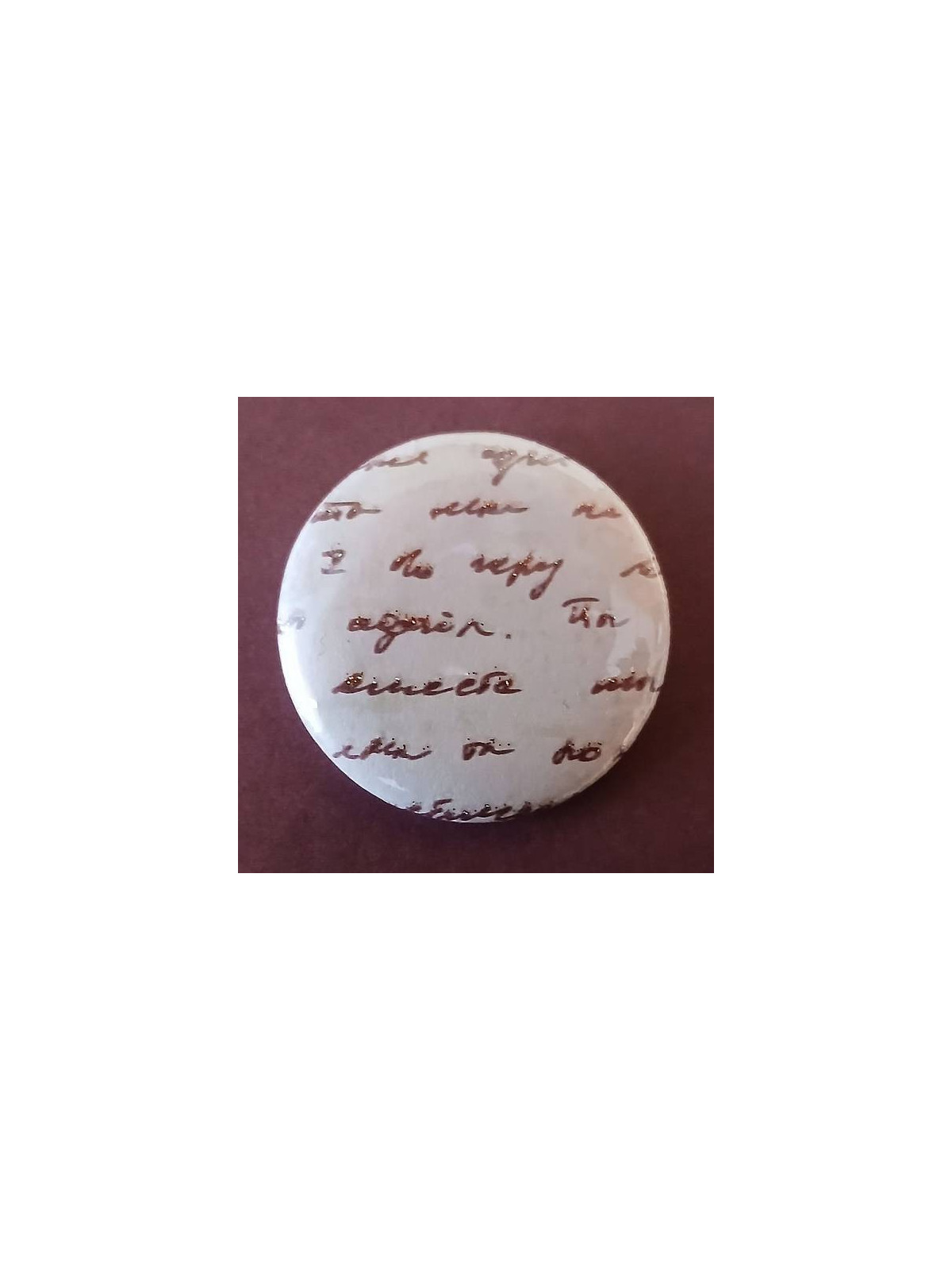 Badge Ecriture