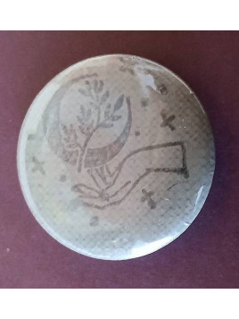 Badge Main et lune
