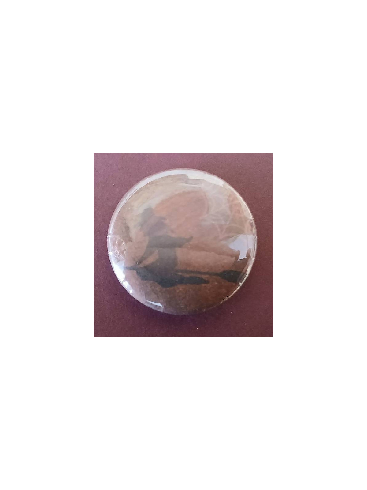 Badge Sorcière sur son balai