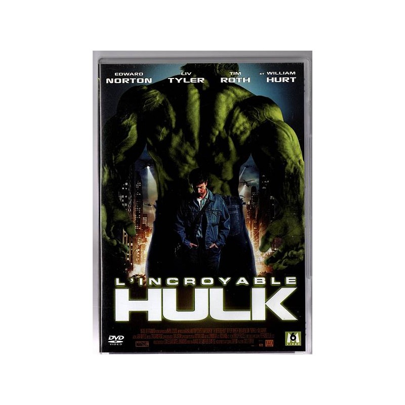 Louis Leterrier film L’incroyable Hulk en stock en dvd à ciel rouge dijon