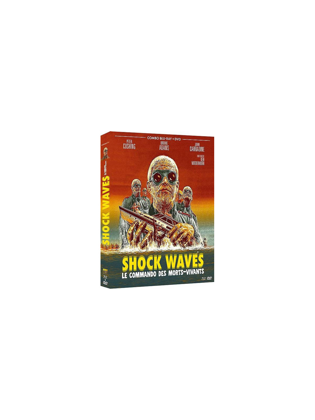 le film de Ken Wiederhorn : Shock waves – le commando des morts-vivants est en stock à ciel rouge en blu-ray+dvd