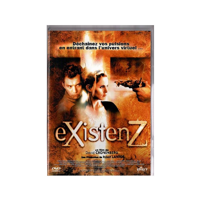 le film de David Cronenberg : Existenz est en stock en dvd à ciel rouge à dijon