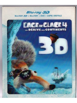 Steve Martino & Michael Thurmeier : L’âge de glace 4 : la dérive des continents (Blu-ray 3D + Blu-ray + DVD)