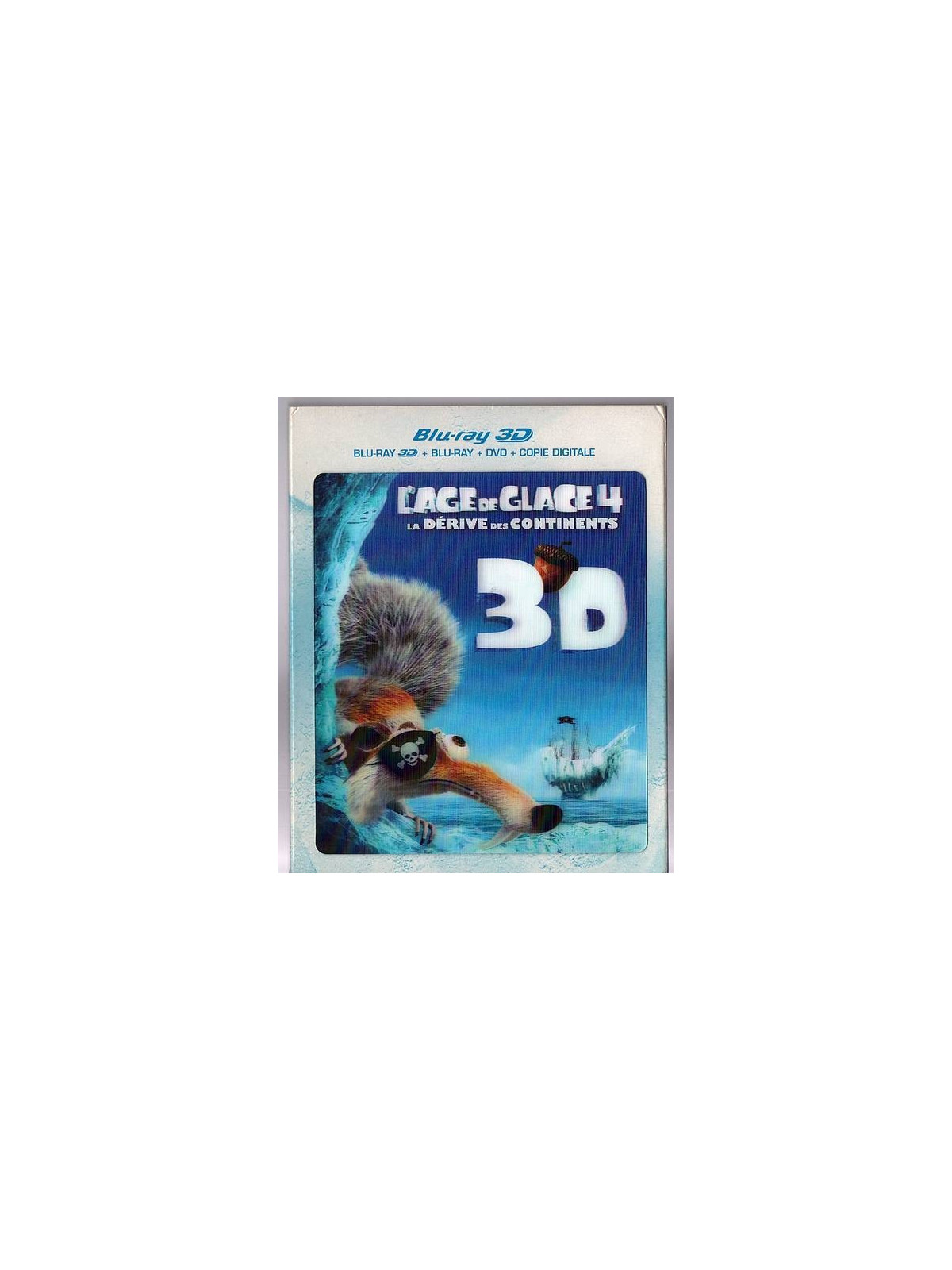 Steve Martino & Michael Thurmeier : L’âge de glace 4 : la dérive des continents (Blu-ray 3D + Blu-ray + DVD)