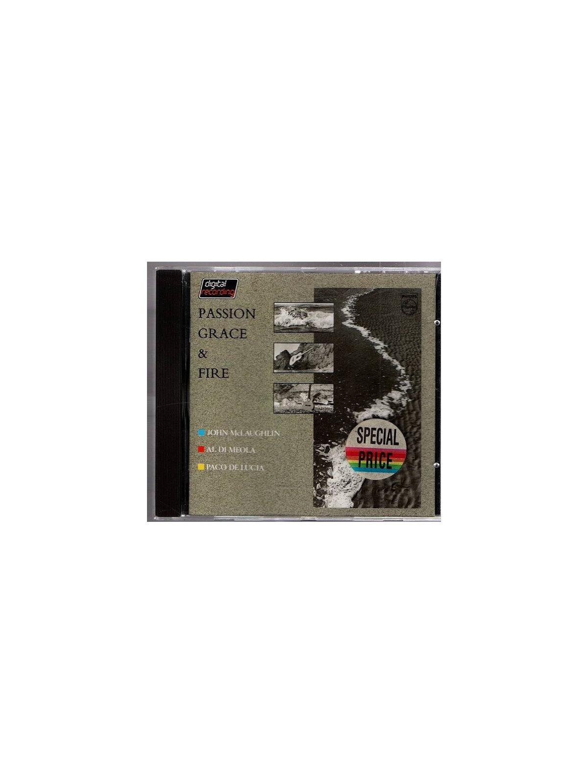 John McLaughlin, Al Di Meola & Paco De Lucia : Passion, grace & fire (CD)