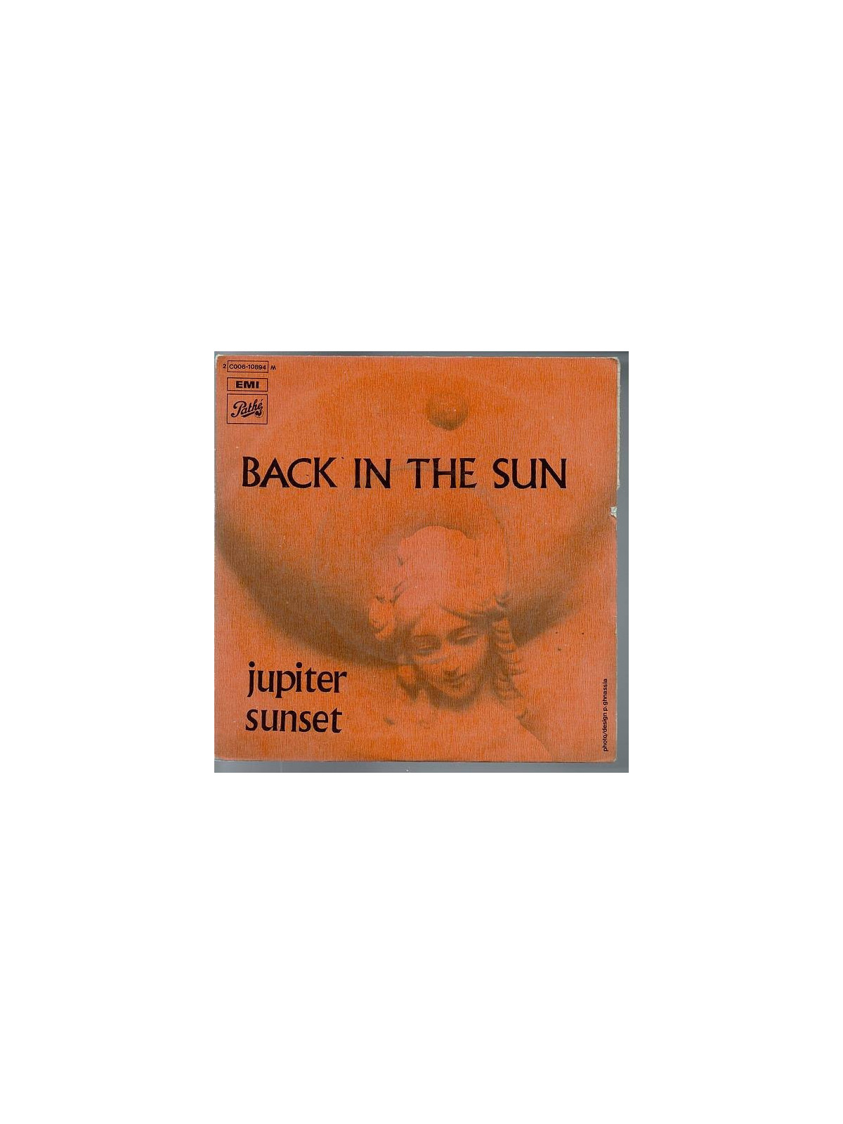 Jupiter sunset : Back in the sun (7’’ vinyl)