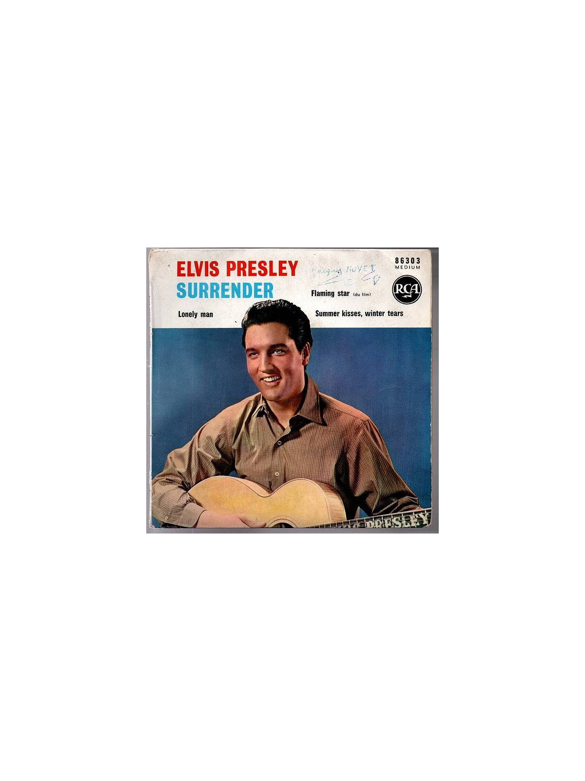 Elvis Presley : Surrender / Lonely man / Flaming star / Summer kisses, winter tears (7’’ vinyl)