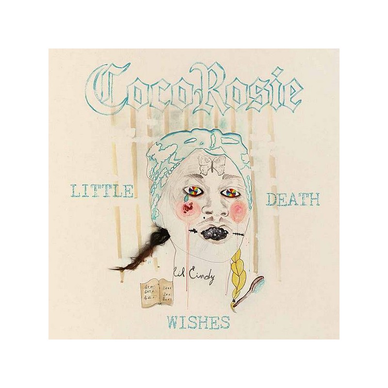 Cocorosie disque Little death wishes en vinyle à ciel rouge dijon