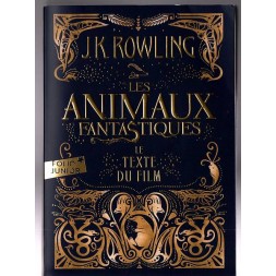 Le livre reprenant le texte du film Les animaux fantastiques écrit par JK Rowling est disponible en occasion à Ciel rouge
