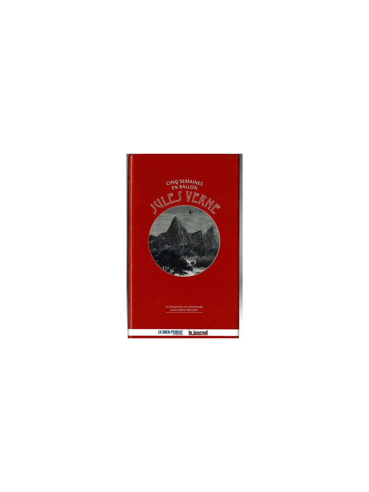 Le livre d'aventures Cinq semaines en ballon de Jules Verne est disponible en occasion à Ciel rouge