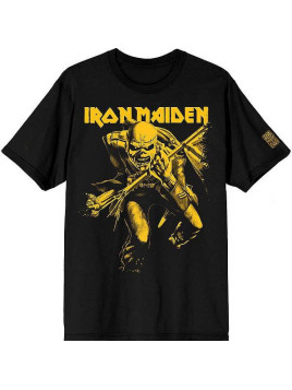 Le t-shirt 50 trooper crop yellow d'Iron Maiden est disponible à Ciel rouge