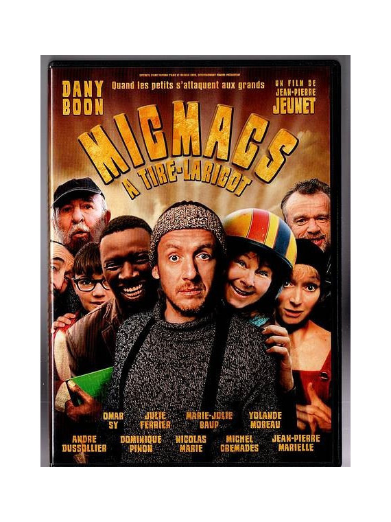 Jean-Pierre Jeunet film Micmacs à tire-larigot en stock en dvd à ciel rouge dijon