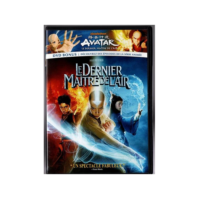 M. Night Shyamalan film Le dernier maître de l’air en stock à ciel rouge dijon en dvd
