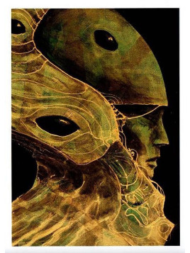 L'affichette A5 La sentinelle verte de l'artiste Okiko est disponible à Ciel rouge