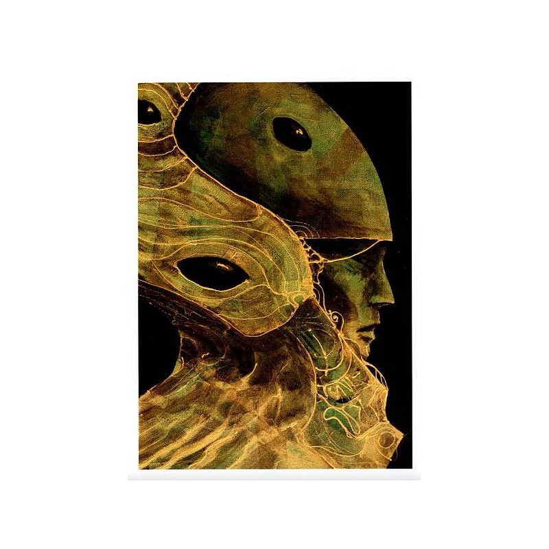 L'affichette A5 La sentinelle verte de l'artiste Okiko est disponible à Ciel rouge