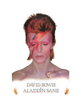 L'affiche Aladdin Sane de David Bowie est disponible à Ciel rouge