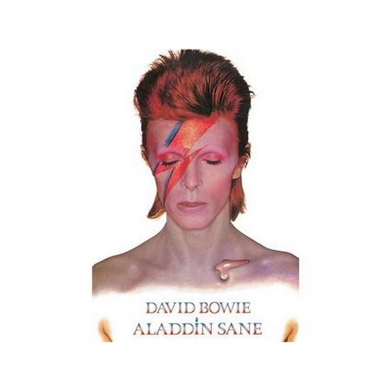 L'affiche Aladdin Sane de David Bowie est disponible à Ciel rouge