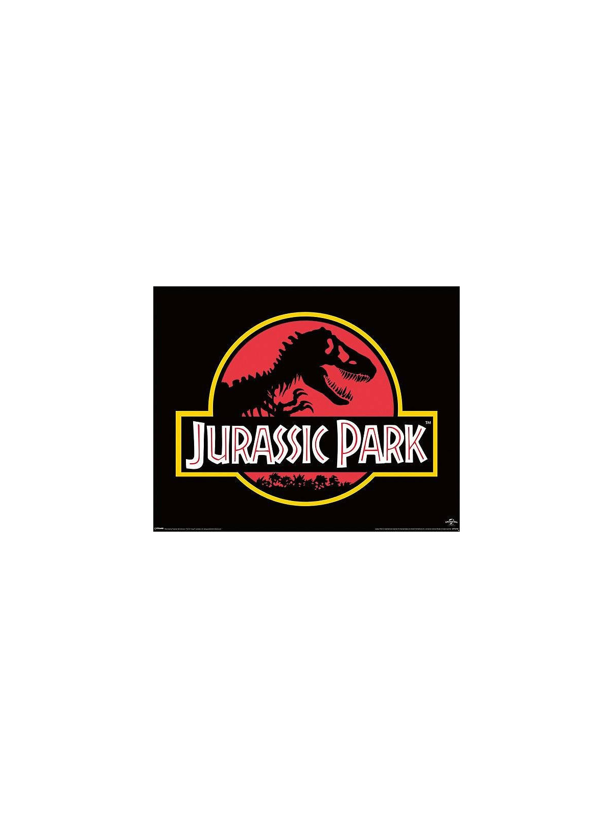 L'affiche du logo de Jurassic Park est disponible à Ciel rouge