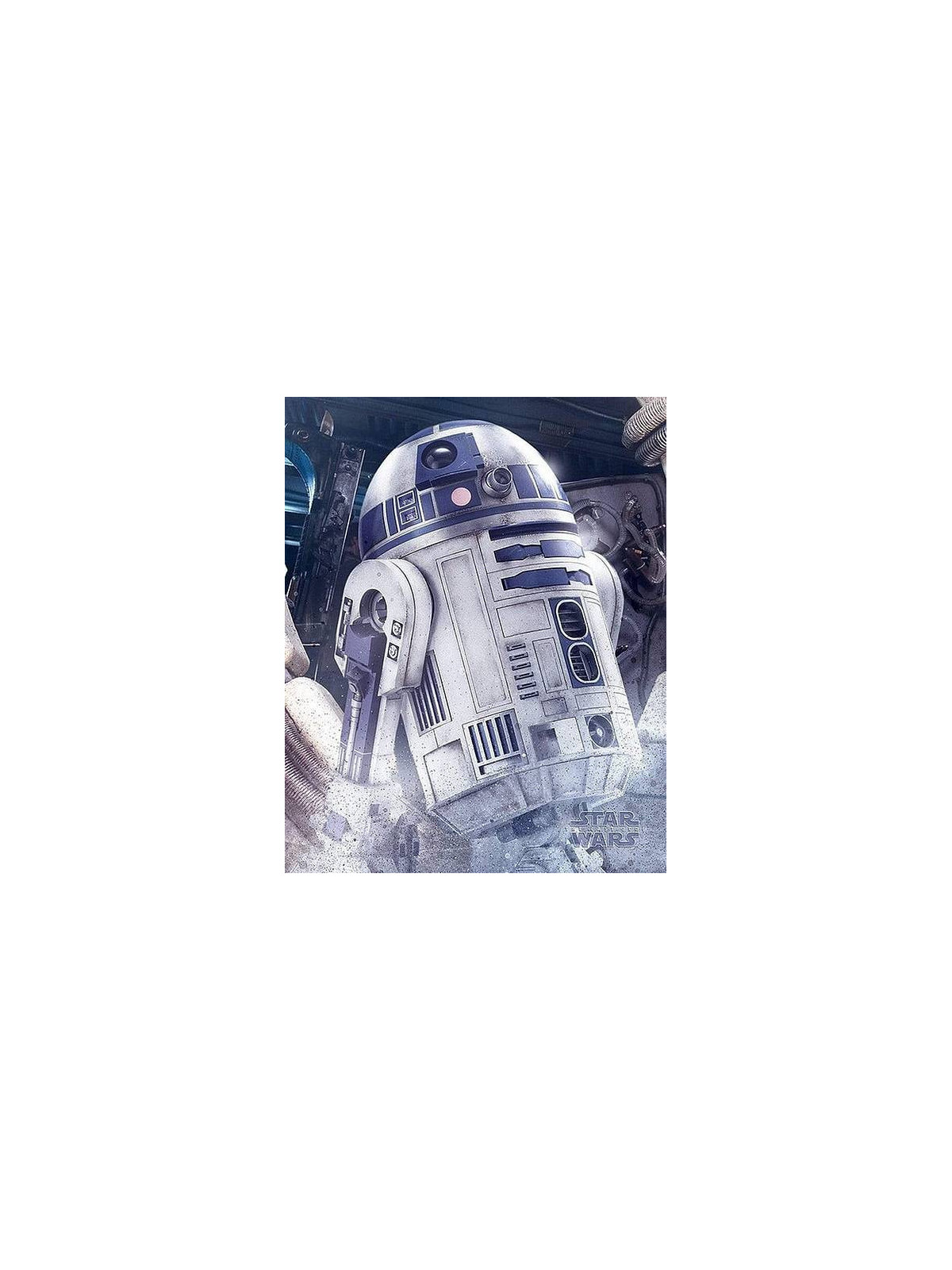 L'affiche Star wars The last Jedi R2D2 droid est disponible à Ciel rouge