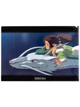 La pochette Sur le dragon tiré du film Le voyage de Chihiro du studio ghibli est disponible à Ciel rouge
