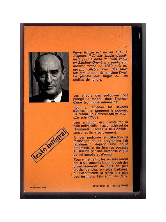 Pierre Boulle : Les jeux de l’esprit