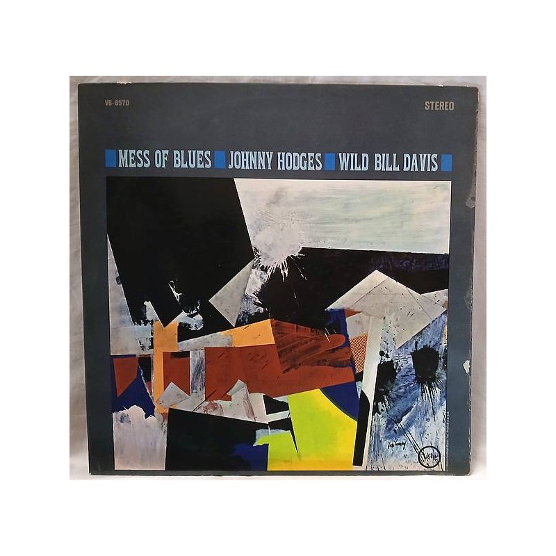 Johnny Hodges & Wild Bill Davis disque Mess of blues en stock en vinyle à ciel rouge dijon