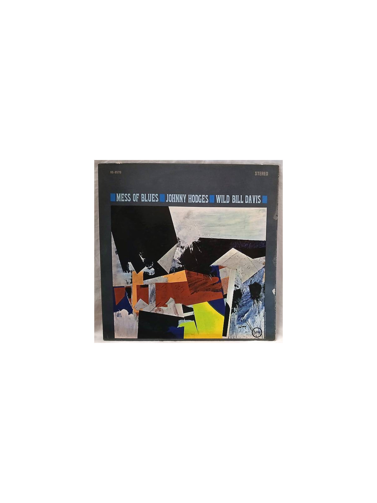 Johnny Hodges & Wild Bill Davis disque Mess of blues en stock en vinyle à ciel rouge dijon