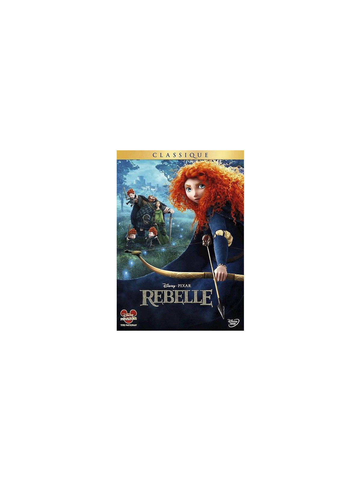 Mark Andrews, Brenda Chapman & Steve Purcell : Rebelle (DVD)