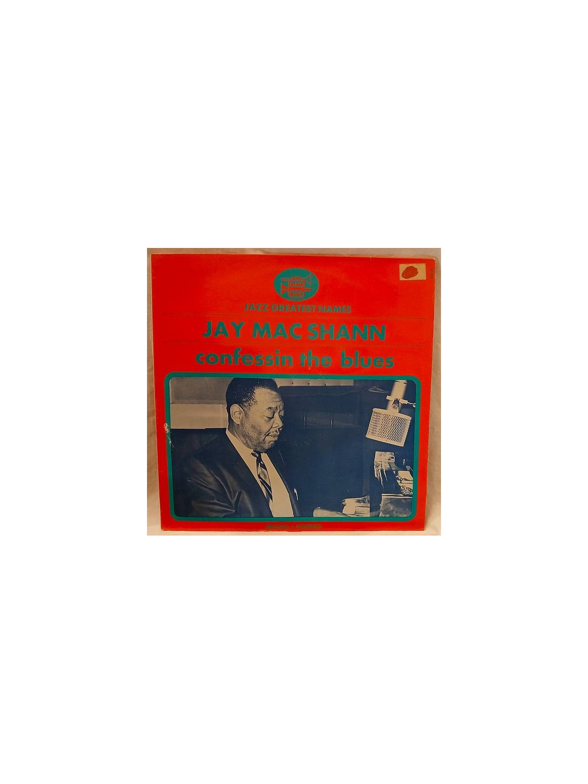Jay Mac Shann disque Confessin the blues en stock en vinyle à ciel rouge dijon
