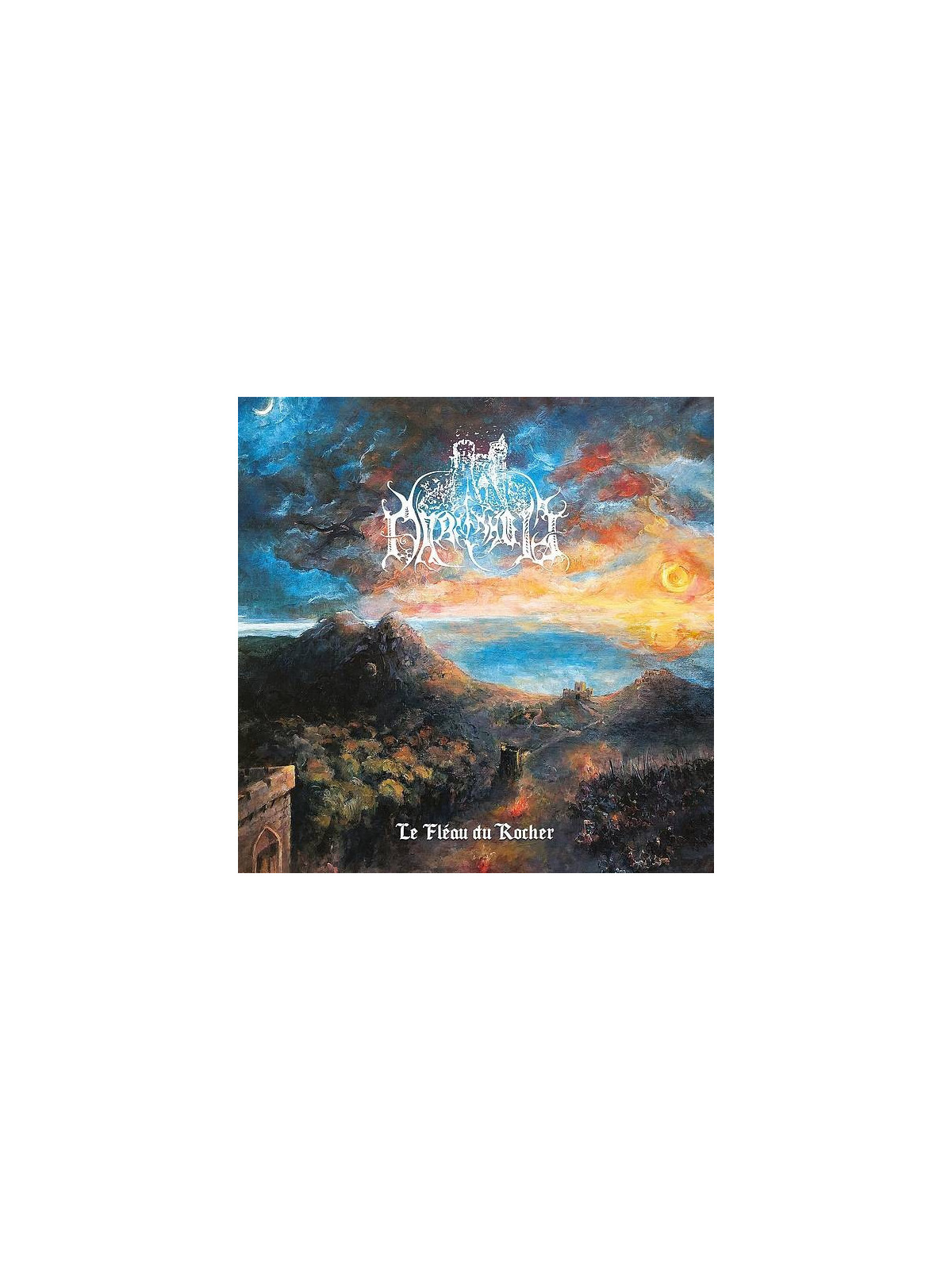Le cd black metal Le fléau du rocher de Drakenhold est disponible à Ciel rouge Dijon