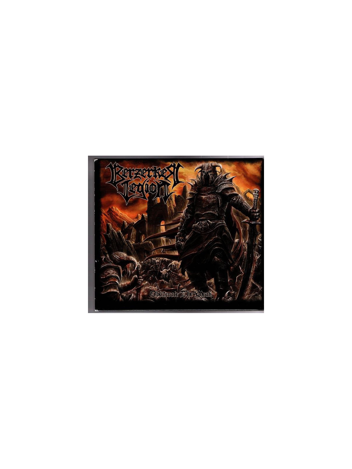 Berzerker legion disque Obliterate the weak en stock en cd à ciel rouge dijon