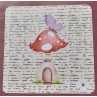 La carte faite main avec une maison champignon est disponible à Ciel rouge