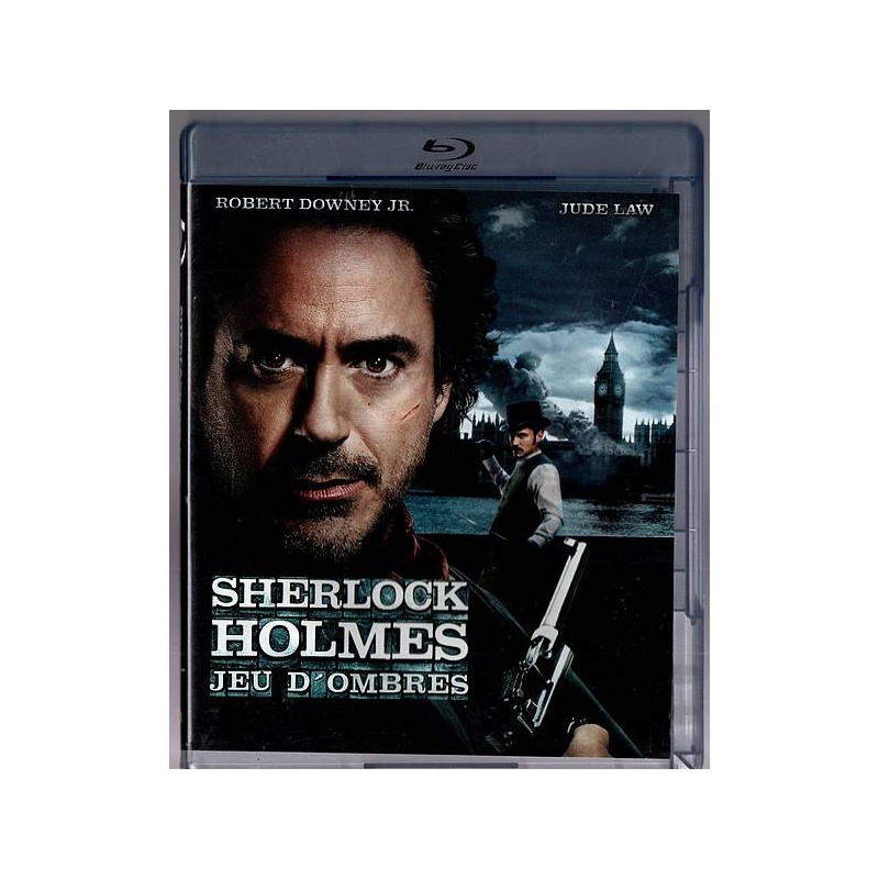 Guy Ritchie film Sherlock Holmes – jeu d’ombres en stock en blu-ray à ciel rouge dijon