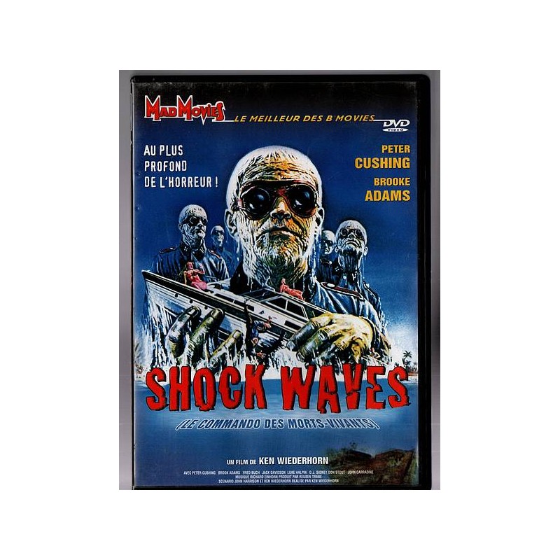Ken Wiederhorn film Shock waves – le commando des morts-vivants en stock en dvd à ciel rouge dijon