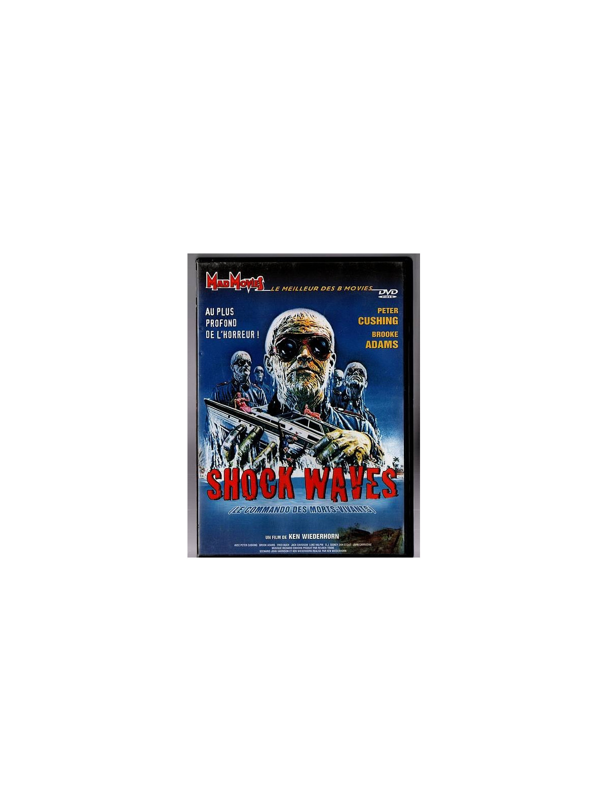 Ken Wiederhorn film Shock waves – le commando des morts-vivants en stock en dvd à ciel rouge dijon