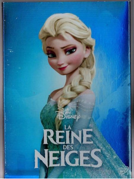 Chris Buck & Jennifer Lee film La reine des neiges en stock en dvd avec fourreau à ciel rouge dijon