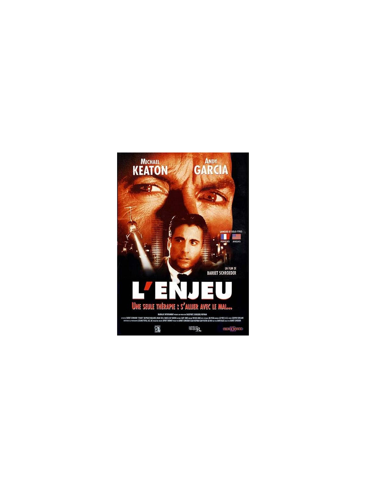 Barbet Schroeder film L’enjeu en stock en dvd à ciel rouge dijon