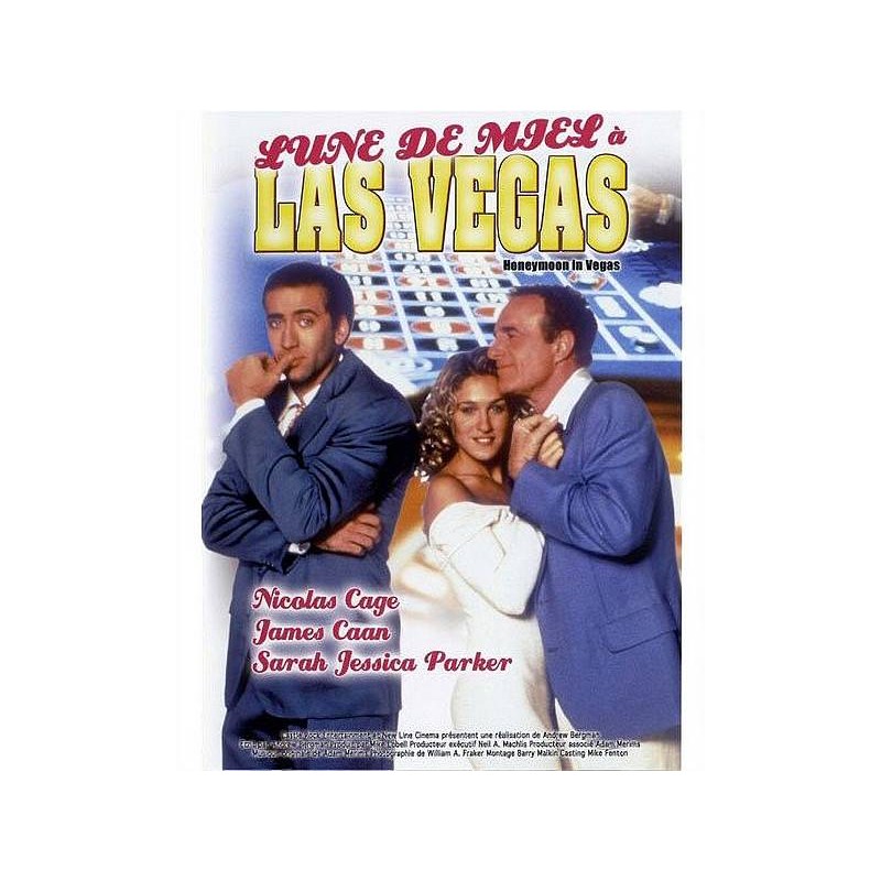 Andrew Bergman film Lune de miel à Las Vegas en stock à ciel rouge dijon