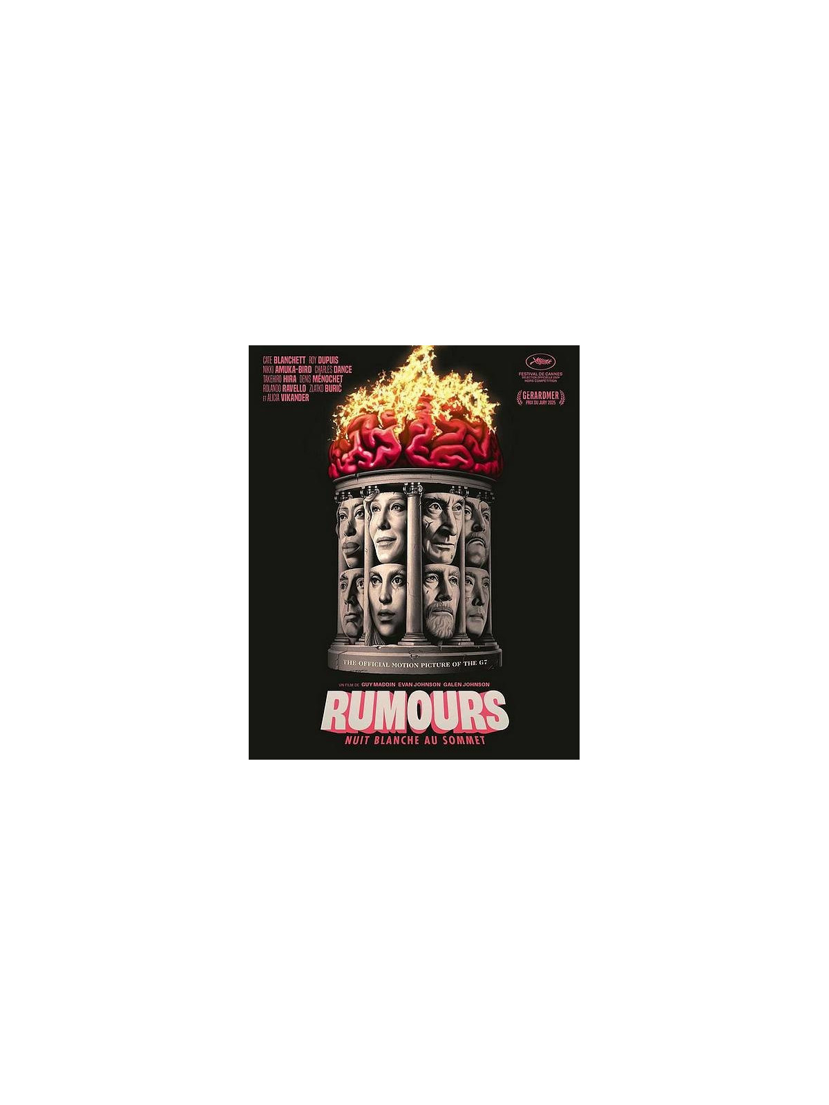 Guy Maddin, Evan Johnson & Galen Johnson film Rumours – nuit blanche au sommet en stock en blu-ray à ciel rouge dijon