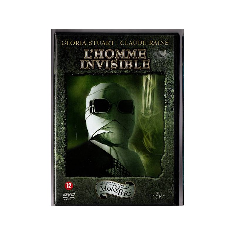 Le dvd fantastique L'homme invisible de James Whale est disponible en occasion à Ciel rouge Dijon
