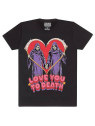 le T-shirt Steven Rhodes : Love you to death est en stock au magasin ciel rouge à dijon