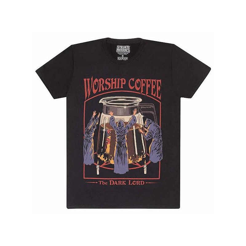 Le t-shirt Worship coffee de Steven rhodes est disponible à Ciel rouge Dijon